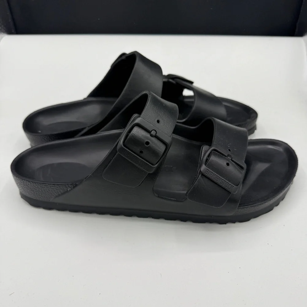 Birkenstock Black Eva Arizona Slide on Sandals - Picture 4 of 7